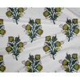 thumbnail image 4 of oneOone Polyester Lycra Fabric Leaves & Floral Block Print Sewing Fabric BTY 56 Inch Wide, 4 of 4