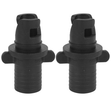 Spptty Adaptateur de Valve d'Air pour Planche de Surf, Connecteur de Valve d'Air pour Kayak Noir, Accessoire de Gonflage pour Planche de Surf, Adaptateur de Valve d'Air pour Bateau