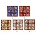 thumbnail image 2 of Maoww 9pieces Durable Christmas Decorations Tree Ornaments For Holiday Cheer Adding Festive Atmosphere White, 2 of 6