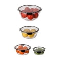 thumbnail image 2 of Rentrée des Classes! mtvxesu Contenants de Rangement en Verre avec Couvercles, Boîte de Conservation pour Animaux de Compagnie Scellée Contenant de Rangement Circulaire Boîte de Rangement pour Réfrigérateur Ensemble de Rangement Portable Rangement de Légumes Vente, 2 of 6