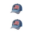 thumbnail image 1 of Decodeary Fashionable Baseball Cap Adjustable And Sun Defended Multi-colors Hat Denim 3 2Set, 1 of 6