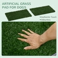 thumbnail image 4 of PawHut Artificial Grass Pee Pad for Dogs Potty Training, 2 Packs, 4 of 10