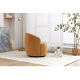 thumbnail image 5 of KOSSMAI Soft Upholstered Teddy Fabric Swivel Accent Chair For Living Room, Bedroom, Study Room, 5 of 5