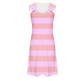 thumbnail image 4 of Pisexur Robe Sans Manches à Col en V pour Femme Été Confort Mode Couleur Unie Poche Robe Sans Manches à Col en V Robe pour Femme, 4 of 5