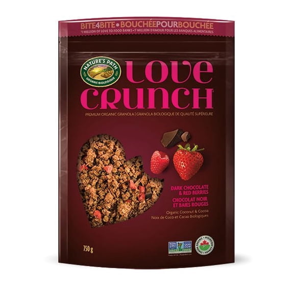 Love Crunch Organic Dark Chocolate & Red Berries Granola 700g Pouch