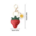 thumbnail image 2 of Birdeem Fruit Strawberry Shape Pendant Keychain Three-Dimensional Exquisite Strawberry Bag Pendant, 2 of 7