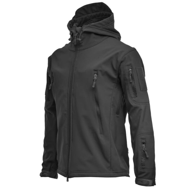 Big Size Men Camouflage Jacket Shark Soft Shell Military Tactical Jacket Men Waterproof Warm Windbreaker