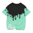 thumbnail image 5 of Meichang T-Shirts pour Enfants T-Shirts à Manches Courtes T-Shirts Tendance à Col Rond T-Shirts Hauts Coupe Ample Décontractés T-Shirts pour la Fête des Mères pour Garçons et Filles de 3 à 14 Ans, 5 of 5