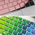 thumbnail image 3 of maytalsory Keyboard Cover Laptop Waterproof Dustproof Keyboard Silicone Film Replacement for Macbook Air, Colorful Mint, 3 of 8
