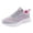 Grey, variant on HBFAGFB Casual Sneakers for Women Breathable Mesh Outdoor Sports Running Lace up Shoes Pink Size 40