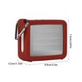 thumbnail image 3 of Bluetooth Speaker Cover Wireless Speaker speaker cover replacement for Soundbox Silicone Protector Replacement for JBL Go 2, Red, 3 of 9