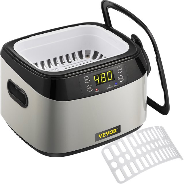 VEVOR Nettoyeur Ultrasonique Nettoyeur Ultrasonique Numérique 1,2l Machine de Nettoyage Auto