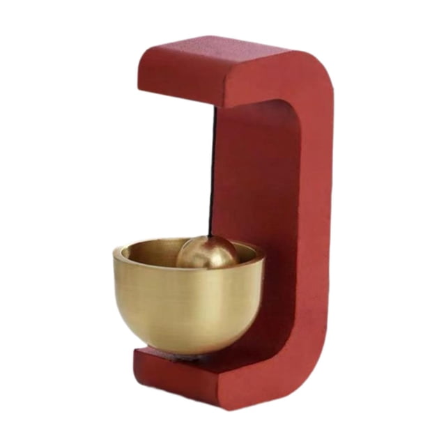simhoa Ouverture de Porte Boutiquiers Cloche de Porte Décoration pour Porte de Grange Entrée Commerciale Rouge