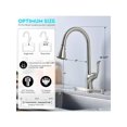 thumbnail image 2 of APPASO Patented Kitchen Faucet with Pull Down Sprayer and Soap Dispenser - Single Handle Stainless Steel Brushed Nickel High Arc Pull Out Kitchen Sink, 2 of 5