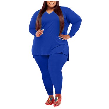 TJAZFJPA Womens Pant Suits for Weddings Women's Plus Size Women's Fashion V Neck Long Sleeved Trousers Casual Solid Color Suit Pant Suits Camo Outfits for Women