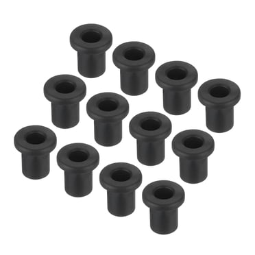 20 Pcs Oeillets de Montage en Caoutchouc en Forme de T Dia 7.0mm ID 4mm H 10mm Joints Noirs Protection Oeillets de Câble Tuyau de Câble