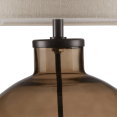 thumbnail image 3 of Bouclair Oatmeal Glass Table Lamp 13 X 20.5 in (33 X 52.3 cm), 3 of 7