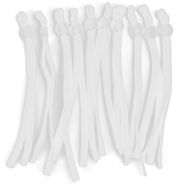 Buckle, Adjustable Elastic Bands, Durable Multifunctional For Sewing DIY Crafts Black,White