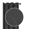 thumbnail image 1 of Faux Suede Panel With 8 Grommets (Gray) - Set of 2, 1 of 2