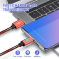thumbnail image 3 of Câble Micro USB 10 Pi, Câble de Chargeur Android ROFAY pour Synchronisation de Données et Charge Rapide, Cordon Tressé en Nylon Compatible avec TV Stick, PS4, Chromecast, Banque d'Alimentation, Téléphone Android, Blanc, 3 of 6