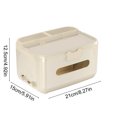 thumbnail image 3 of Dvkptbk Tissue Box Cover Paper Box Household Living Room Remote Control Organizer Box Upscale Wind Meal Tissue Box Home Essentials, 3 of 6