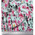 thumbnail image 1 of Soimoi Velvet Fabric Animal Skin Texture Print Sewing Fabric Yard 58 Inch Wide, 1 of 3