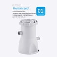 thumbnail image 3 of Pool Filter Pump 30W 800GAL ABS Ground Swimming Pool Filter Pump Swimming Pool  Filter Pump For Circulating Filtration, 3 of 8