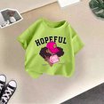 thumbnail image 3 of T-shirts pour Tout-Petites Filles, Jolis Graphiques, Hauts à Manches Courtes pour Filles, Col Rond, Vêtements d'Été pour Ados, Ensembles pour Filles 3-4 Ans, Tenue pour Fille, 3 of 3