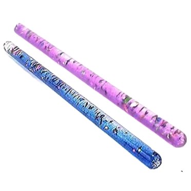 Glitter Wand Magic Wonder Tube - for Kids Sensory Room Kaleidoscope Wand Replacement Two 11"" Wonder Wand Sticks (Blue Purple)