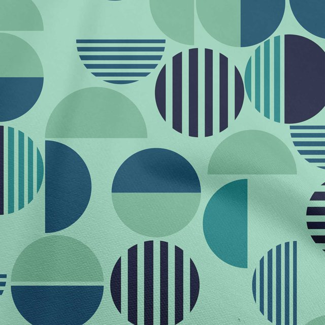 oneOone Silk Tabby Light Mint Green Fabric Geometric Sewing Craft Projects Fabric Prints By Yard 42 Inch Wide