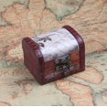 thumbnail image 1 of Decorative Trinket Jewelry Storage Box Handmade Vintage Wooden Treasure Case, 1 of 9