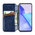 thumbnail image 5 of Étui pour OnePlus 9 à Rabat Portefeuille à Rabat Magnétique Protecteur - Bleu, 5 of 5