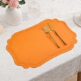 thumbnail image 2 of Sentmoon Placemats Washable Placemats Vintage PVC Placemats Sense Of Scandinavian Heat Insulation Table Mats Oil-proof Western-style Placemats Table Mats, 2 of 7