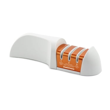 Aiguiseur de couteaux manuel Chef'sChoice Modèle 4360, en orange (SH4364OR12CA)