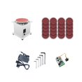 thumbnail image 1 of Mini Ponceuse à Disque pour Banc Rouleau de Ponçage Aiguiseur de Bord Électrique 7 Vitesses Variables Machine de Broyage Auto-Adhésive pour Banc, Grand Utilisation, 1 of 6