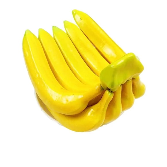 Ornement de Bureau Bananes Bouquet Réaliste Grappe de Bananes Décoration pour Accessoires de Photographie Cuisine Fête et Décor