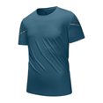 thumbnail image 1 of LNWUY Men's Plus Size Short Sleeve UPF 50+ T-Shirt Quick Dry Rash Guard Athletic Running Swim Top Tee Performance Water Shirts Green L, 1 of 3