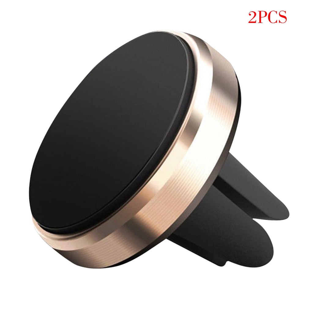 facefd 2 Pieces Mini Car Magnetic Mount Universal Air Vent Magnetic phone car holder Magnetic Car Mount Holder Cell Phones Stand Swift-snap