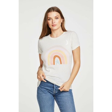 Chaser CW7393 Gauzy Cotton Moonshine Tee Au Lait ( S )