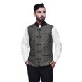 thumbnail image 1 of Atasi Artistic Printed Wedding Jackets For Men Nehru Jacket Waist Coat For Wedding & Festive Season-Large, 1 of 4