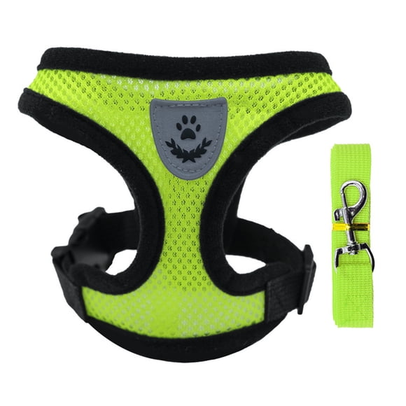 Cat Walking Chest Strap and Drawstring Escape Adjustable Soft Mesh Cat Drawstring and Chest Strap Set Suitable for Small Cats and Puppies Medium Sized Cat Vest