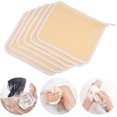thumbnail image 3 of 6 Pack Exfoliating Wash Cloths for Body and Face, Soft-Weave Dual-Sided Exfoliating Washcloth for Women Men - Rough Exfoliating Side & Soft Terry Side, 3 of 8
