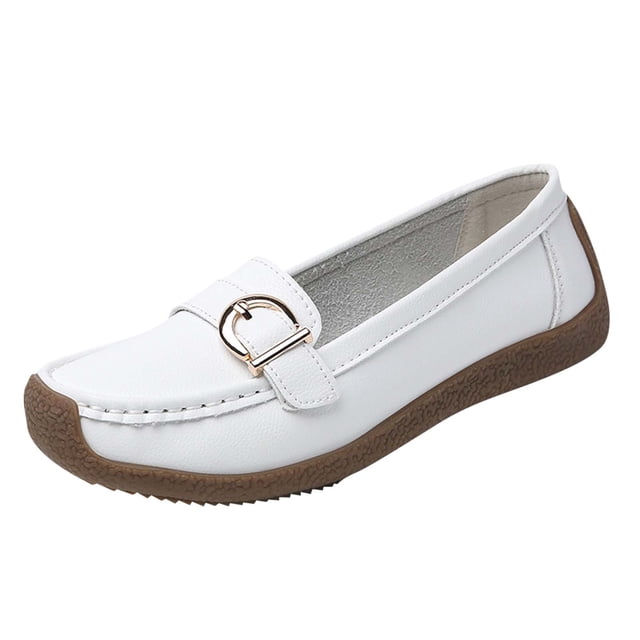 style Mode Été Mode Femme Décontractée Polyvalente Semelle Souple Décontractée style Printemps et Été Mocassins à la Mode et Confortables