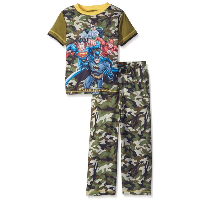 Justice League Boys' Camo 2 Piece Pant Set