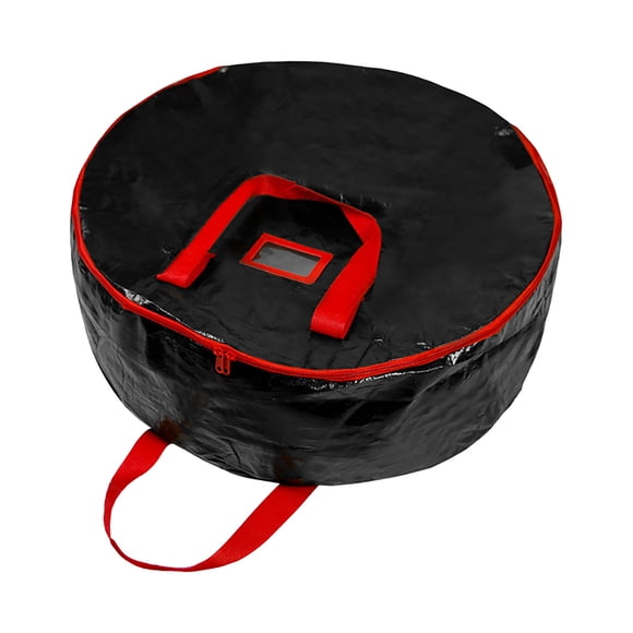 QIPOPIQ 90CM Round Single-layer Cover Storage Bag Christmas Wreath Storage Bag New Year & Christmas Gift Winter Clearance Storage Trunks Bag