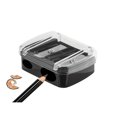 thumbnail image 2 of LNGOOR 1PC  Pencil Sharpener Manual Double Holes Pencil Sharpener With Clear Lid Portable Handheld Pencil Sharpener, 2 of 7