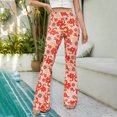 thumbnail image 2 of Birdeem Pantalons Longs Décontractés pour Femmes Taille Haute Été Imprimé, 2 of 8