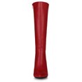 thumbnail image 3 of Unique Bargains Women's Pointed Toe Side Zip Stiletto Heel Knee High Boots, 3 of 7