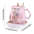 thumbnail image 3 of TanSiDing 1pcs Coffee Mug Warmer Electric Desktop Beverage Warmer Set with Temperature Control, Smart Heating Pad for Tea and Coffee, Fast Heating Ceramic Mug with Lid, Office and Home Use Gift, 3 of 6