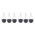 thumbnail image 3 of Wweixi 3pieces Stylish Planters For Hanging Pot Flower Plant Hanging Garden grey S 2Set, 3 of 6
